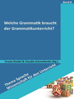 cover image of Welche Grammatik braucht der Grammatikunterricht?
